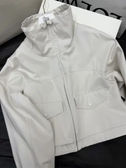 LOEWE Jackets White-Gray S-L G85202609062638