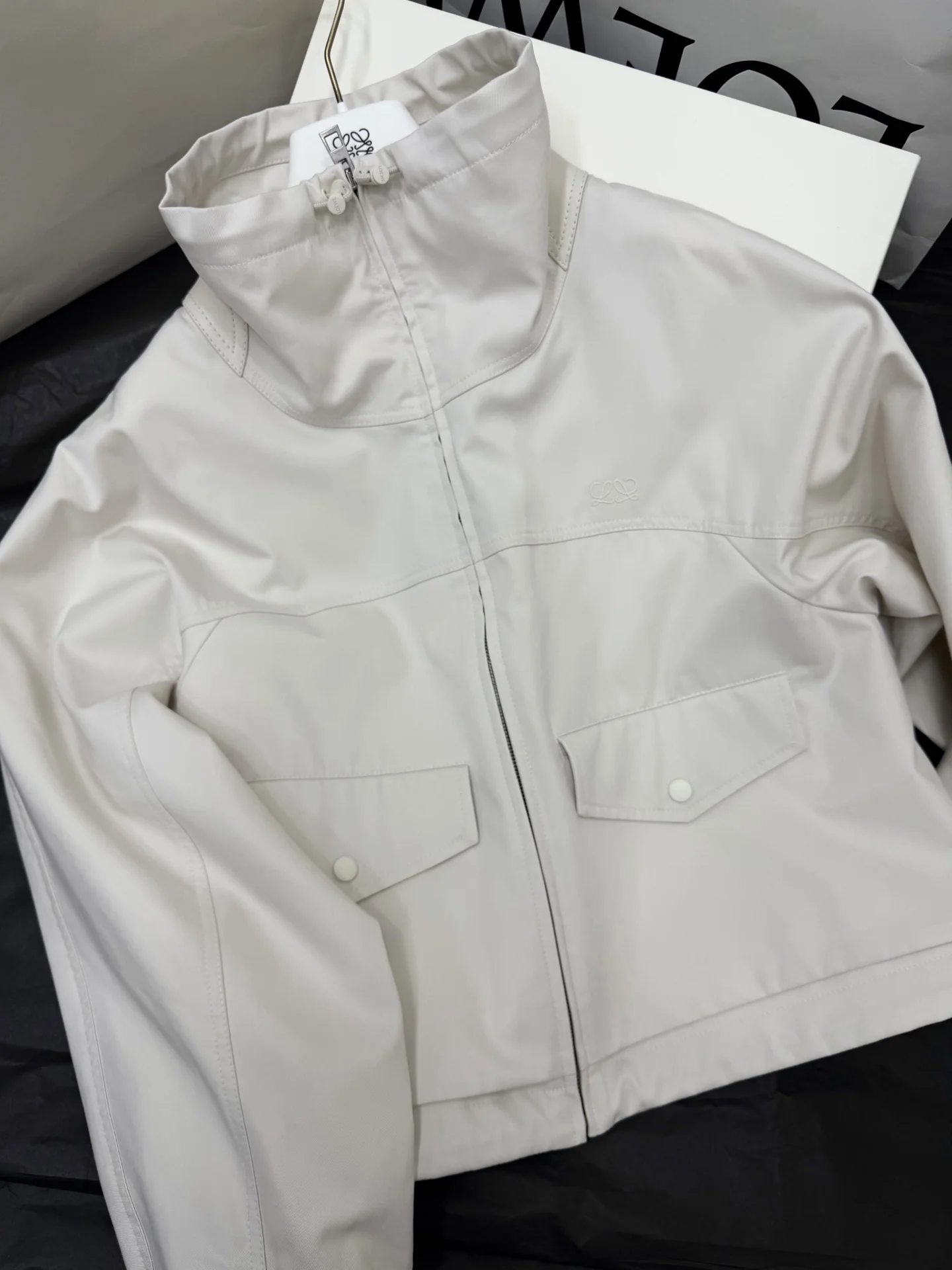 LOEWE Jackets White-Gray S-L G85202609062638