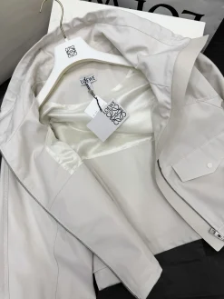 Alternative view of LOEWE Jackets White-Gray S-L G85202609062638