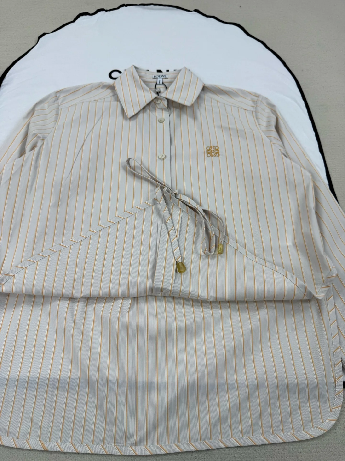 LOEWE Shirts Beige-Gold S-L B85202609060226 - Image 2