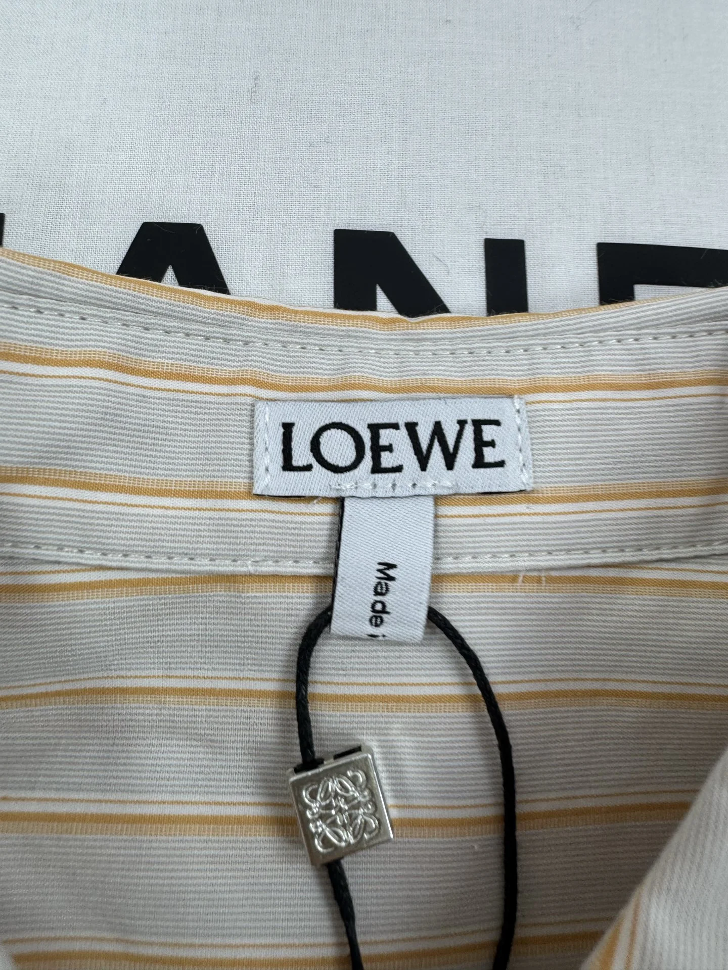 LOEWE Shirts Beige-Gold S-L B85202609060226 - Image 7