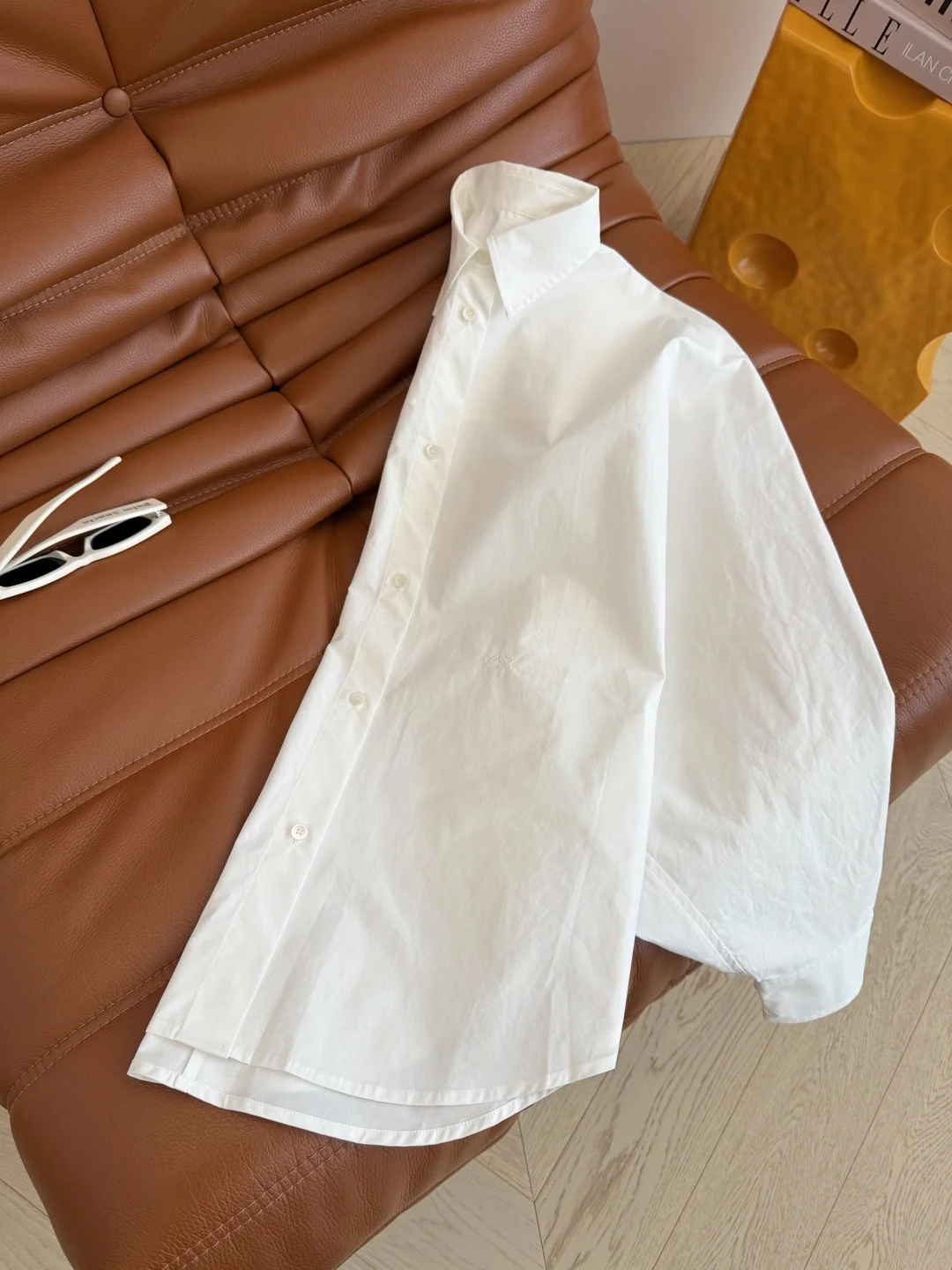 LOEWE Shirts Black-Green-White S-L C15202609063062 - Image 7