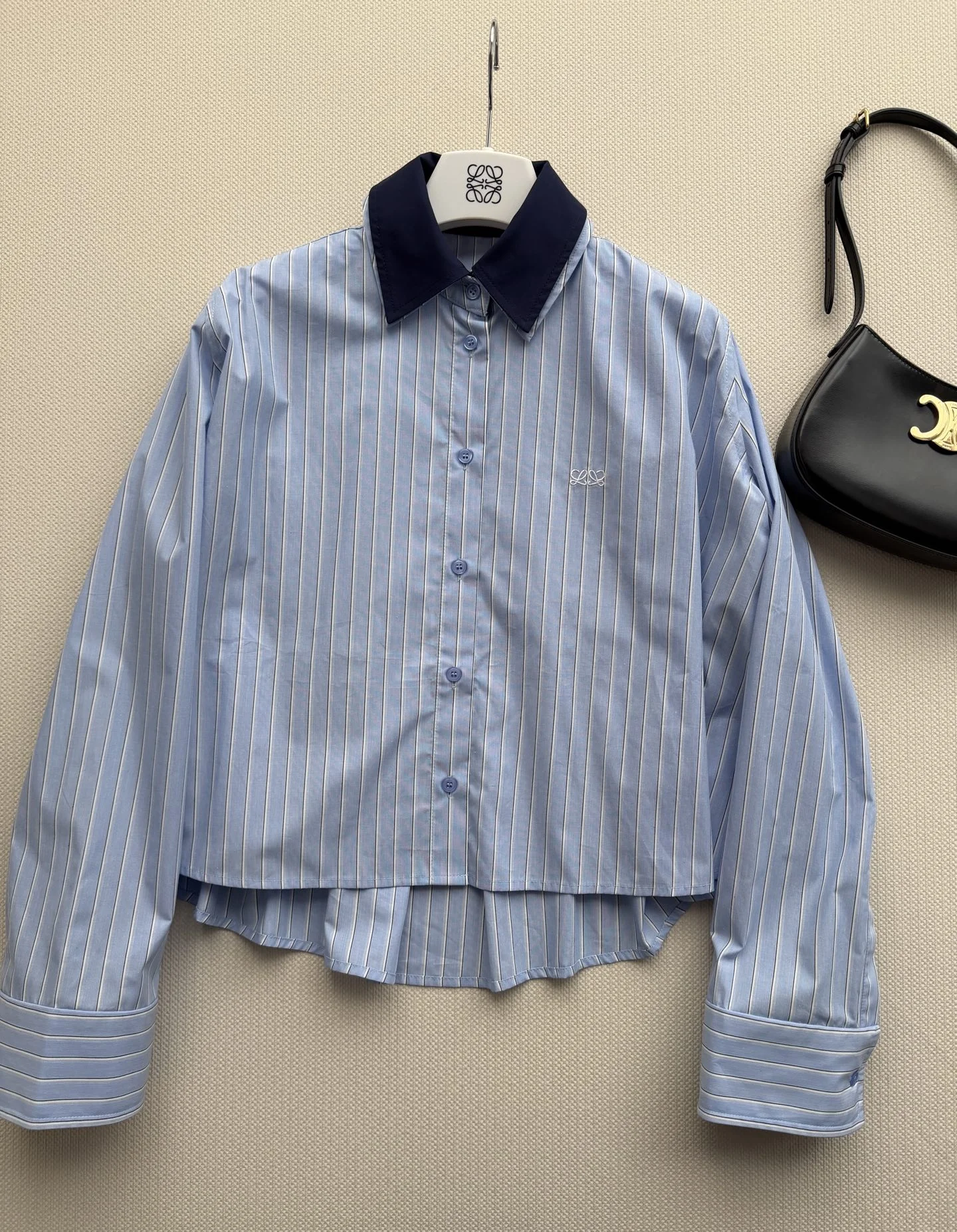 LOEWE Shirts Blue-Navy S-L C05202609061584 - Image 3