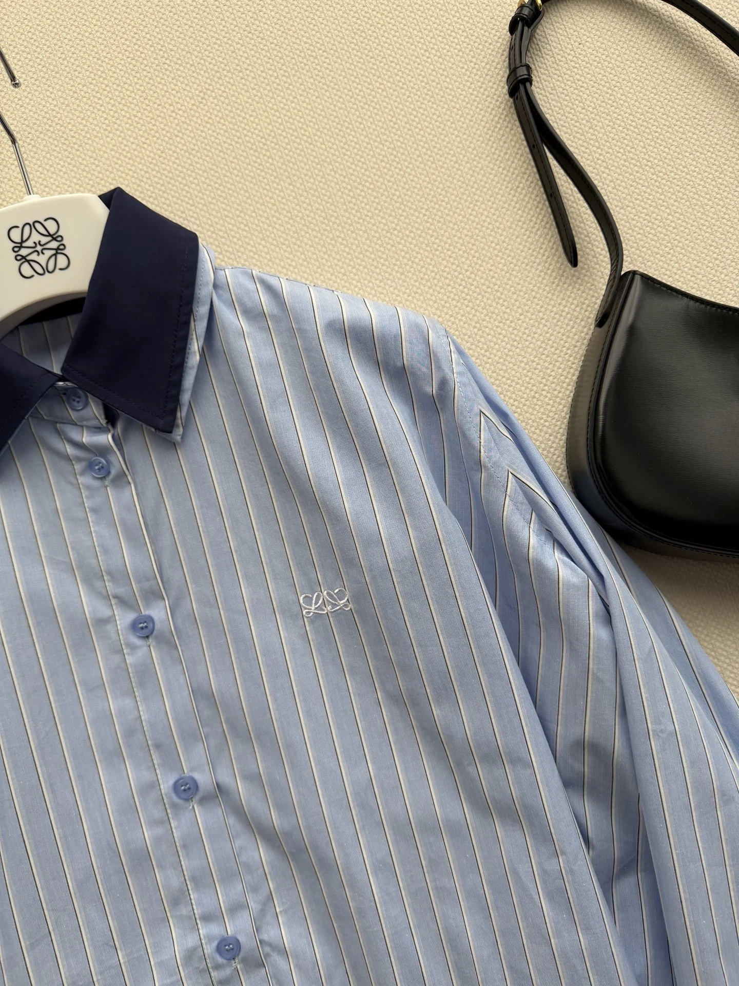 LOEWE Shirts Blue-Navy S-L C05202609061584 - Image 4