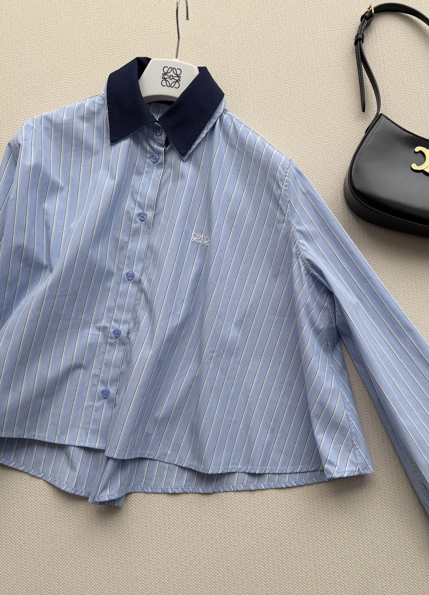 LOEWE Shirts Blue-Navy S-L C05202609061584 - Image 5