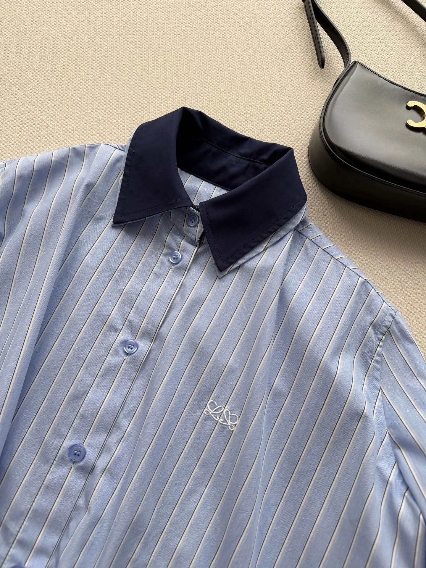 LOEWE Shirts Blue-Navy S-L C05202609061584 - Image 8