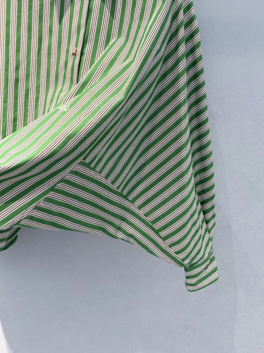 LOEWE Shirts Green-White S-L C20202609062273 - Image 6