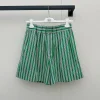 LOEWE Shorts Green-White S-L B55202609062842