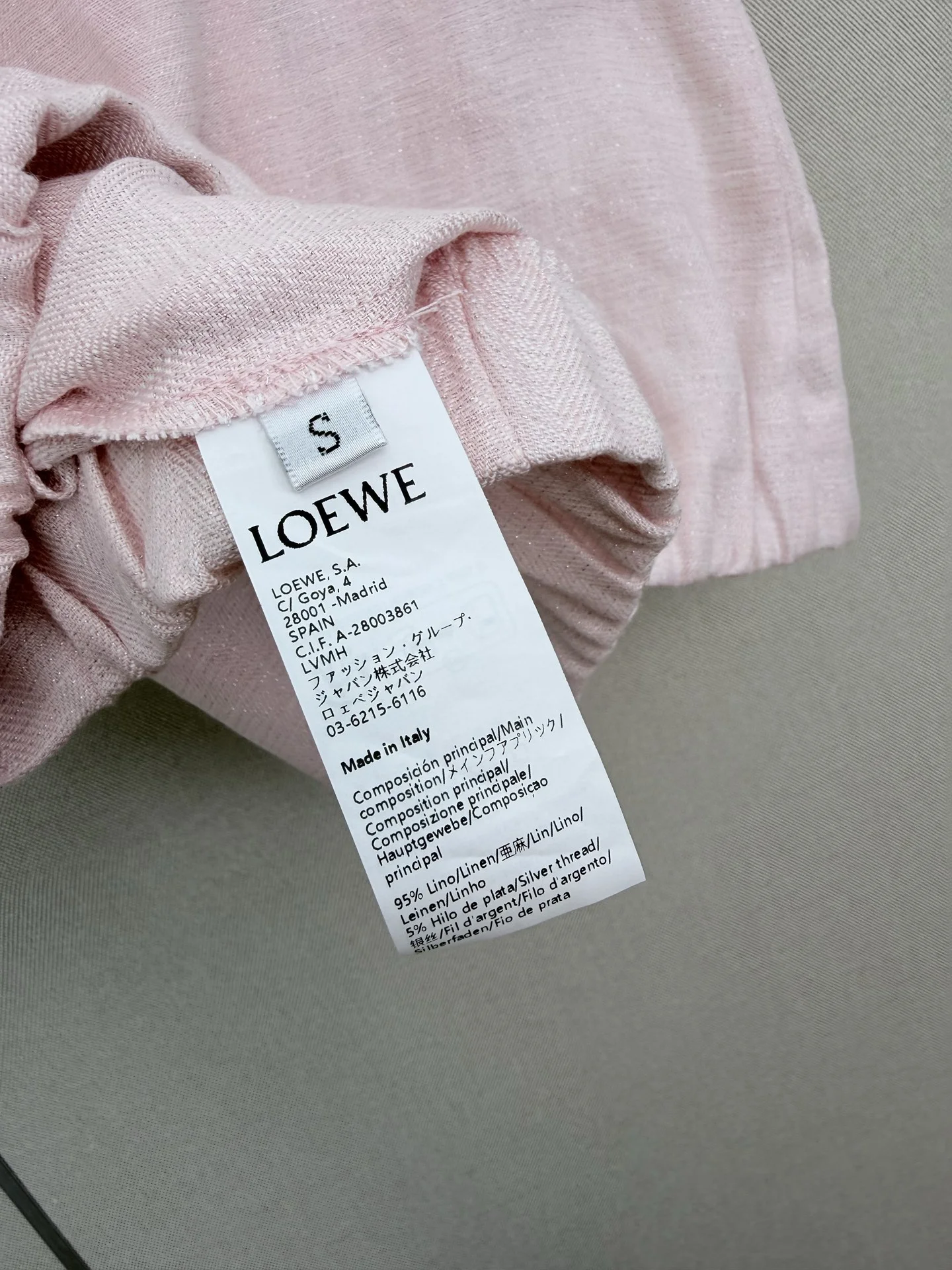 LOEWE Shorts Pink S-L D25202609062692 - Image 9