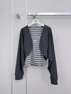 Alternative view of LOEWE Suits Dark Gray-White S-L B75202609061141
