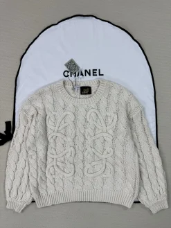 LOEWE Sweaters Cream S-L C45202609060220