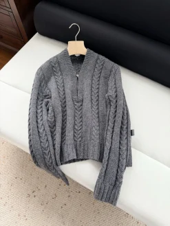 LOEWE Sweaters Gray S M L C25202609062460