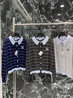 LOEWE Sweaters Navy-Grey-Light Blue S-L B20202609061649