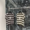 LOEWE T-shirts Brown-White S-L B00202609061648
