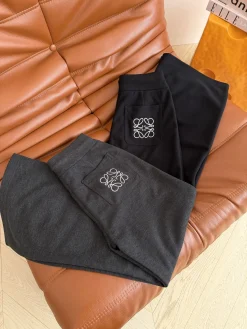LOEWE Trousers Black-Gray S-L B75202609063545