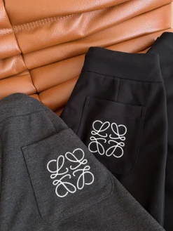 Alternative view of LOEWE Trousers Black-Gray S-L B75202609063545