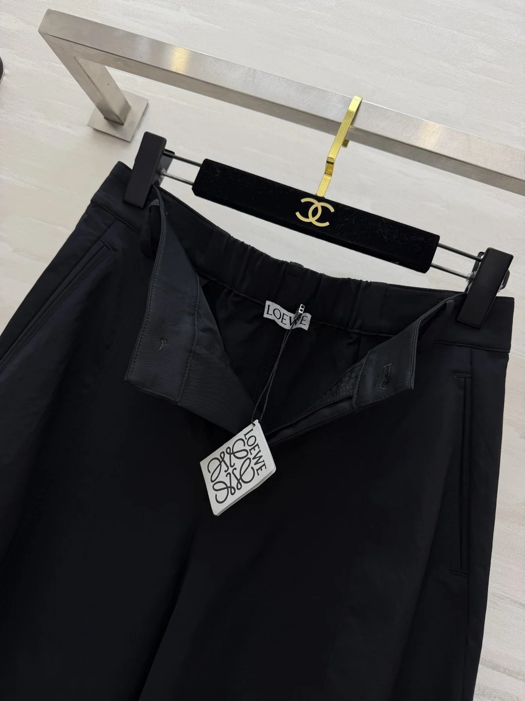 LOEWE Trousers Black S-L B80202609062605 - Image 9