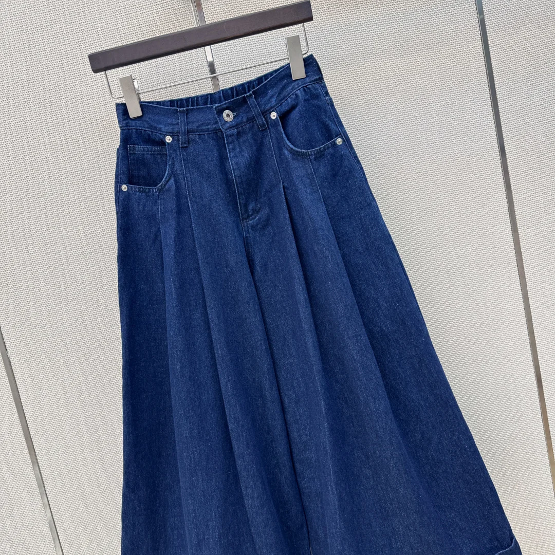 LOEWE Trousers Blue S-L B65202609063382 - Image 2