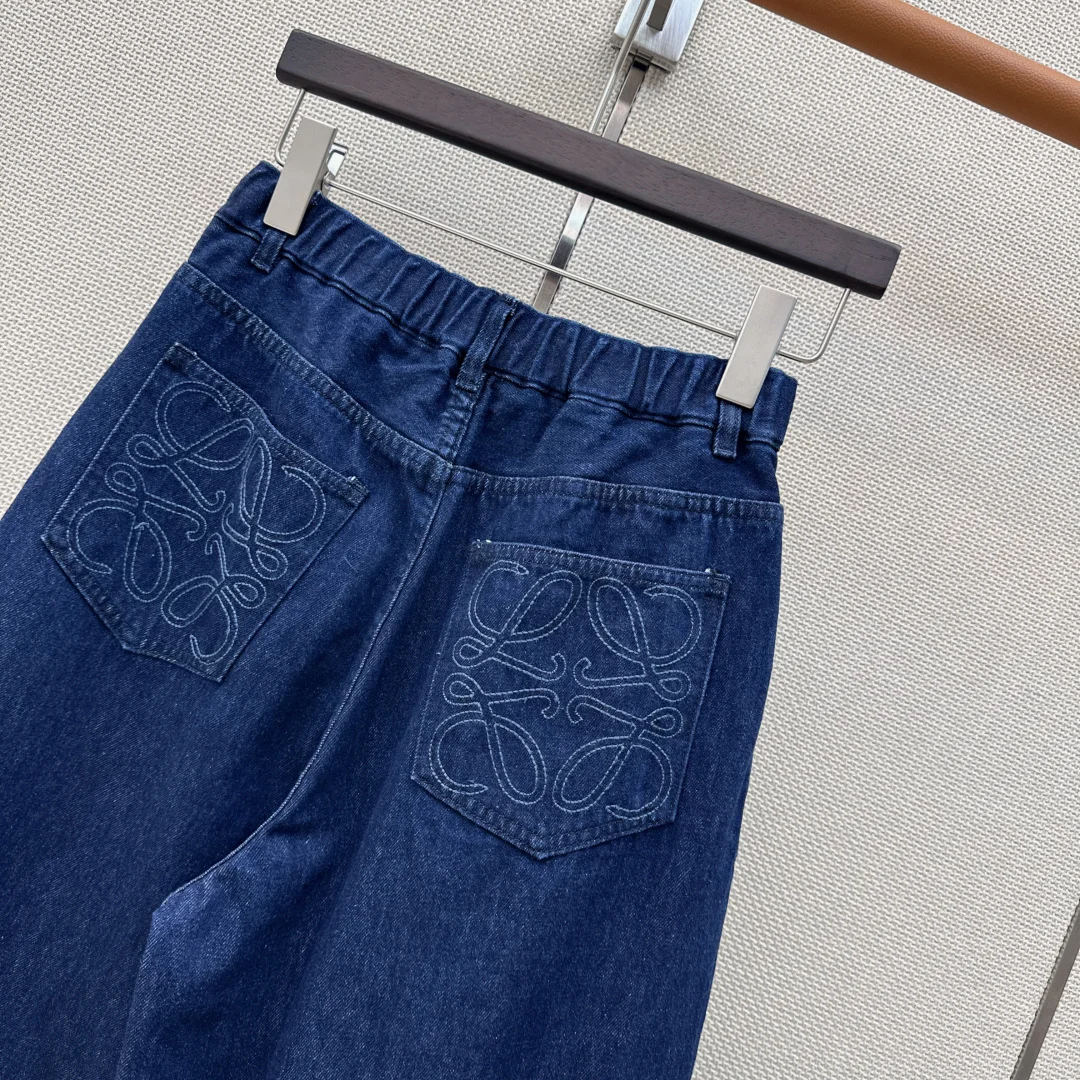 LOEWE Trousers Blue S-L B65202609063382 - Image 8