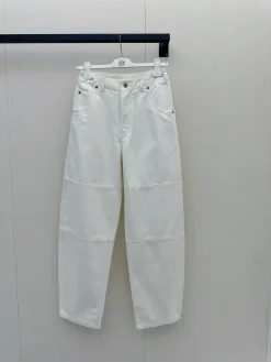LOEWE Trousers Cotton White S-M-L B95202609063257