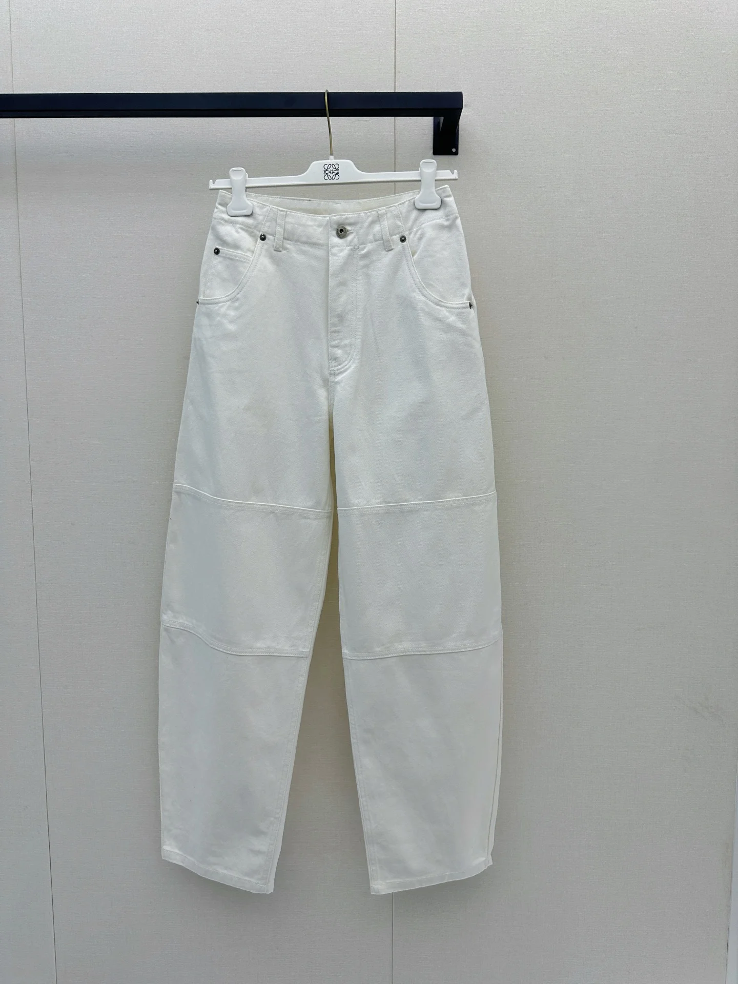 LOEWE Trousers Cotton White S-M-L B95202609063257