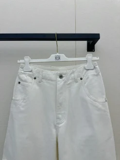 Alternative view of LOEWE Trousers Cotton White S-M-L B95202609063257