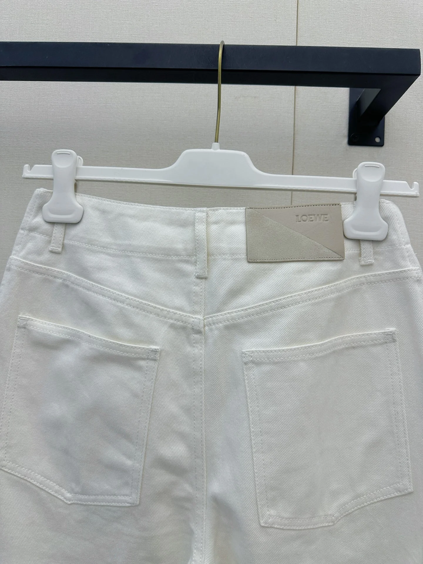 LOEWE Trousers Cotton White S-M-L B95202609063257 - Image 8