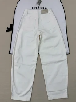 Alternative view of LOEWE Trousers White S-L C05202609063138