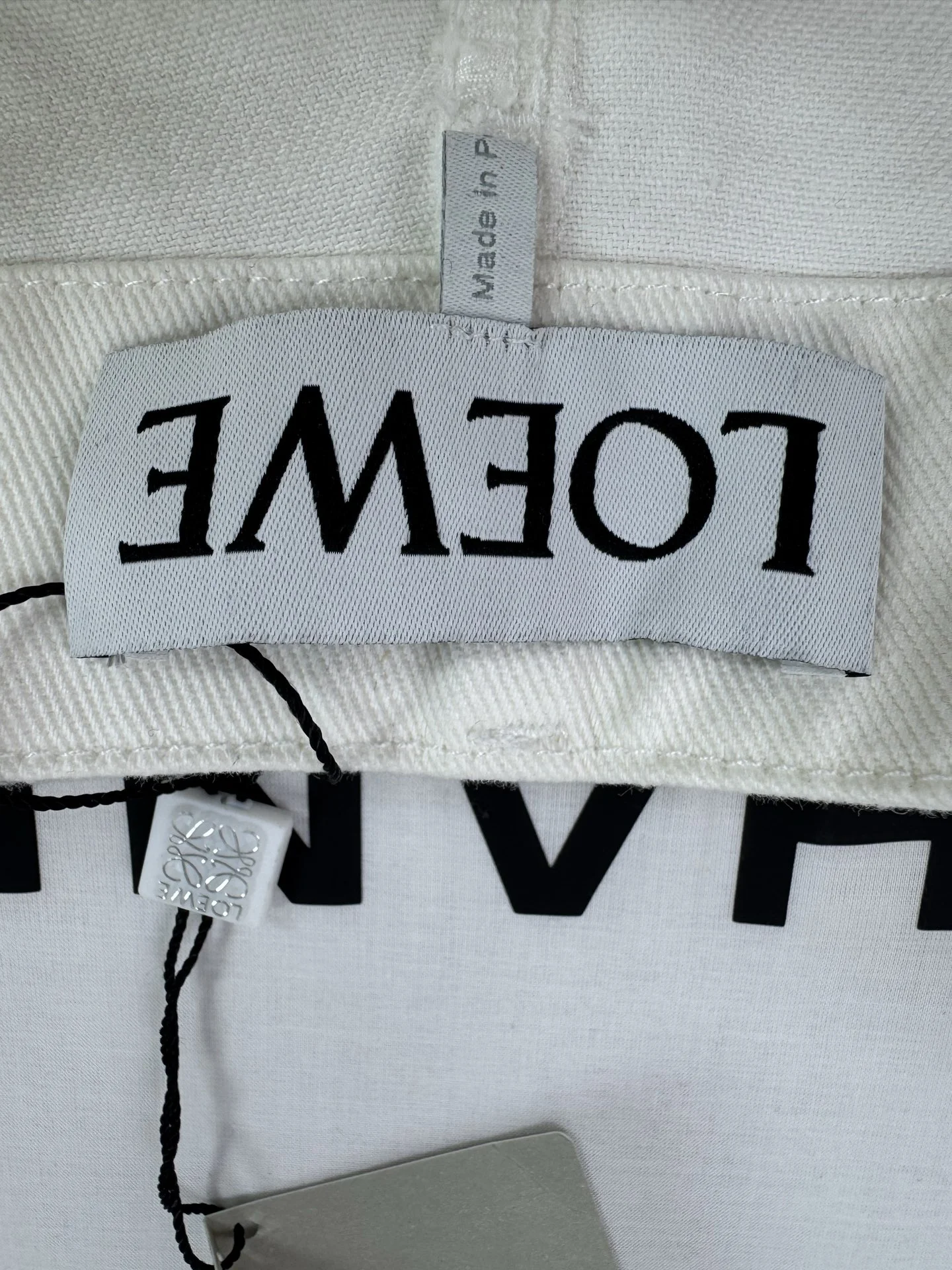 LOEWE Trousers White S-L C05202609063138 - Image 5