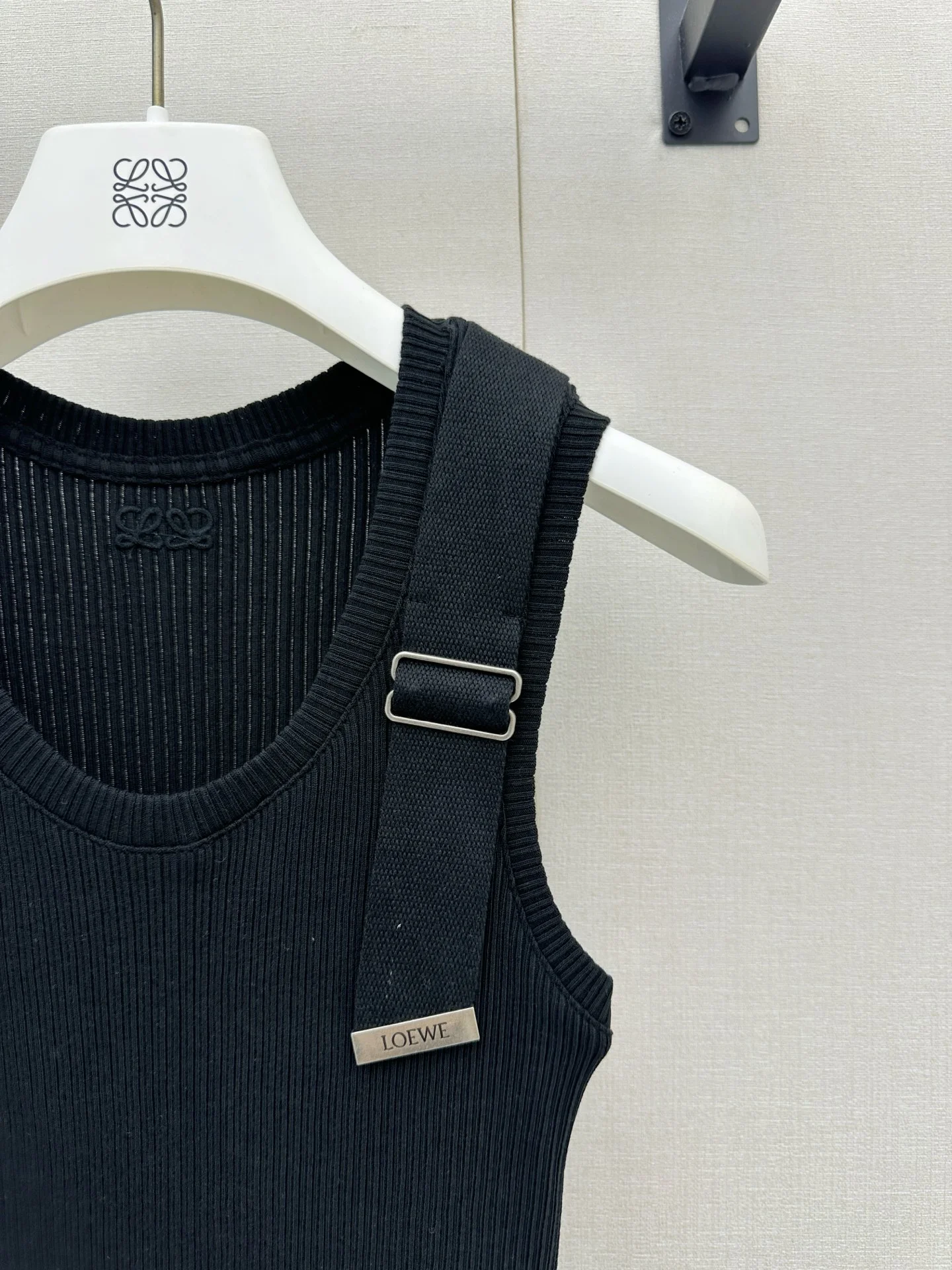 LOEWE Vests Cotton Elastane Black S_M_L B05202609061323 - Image 6