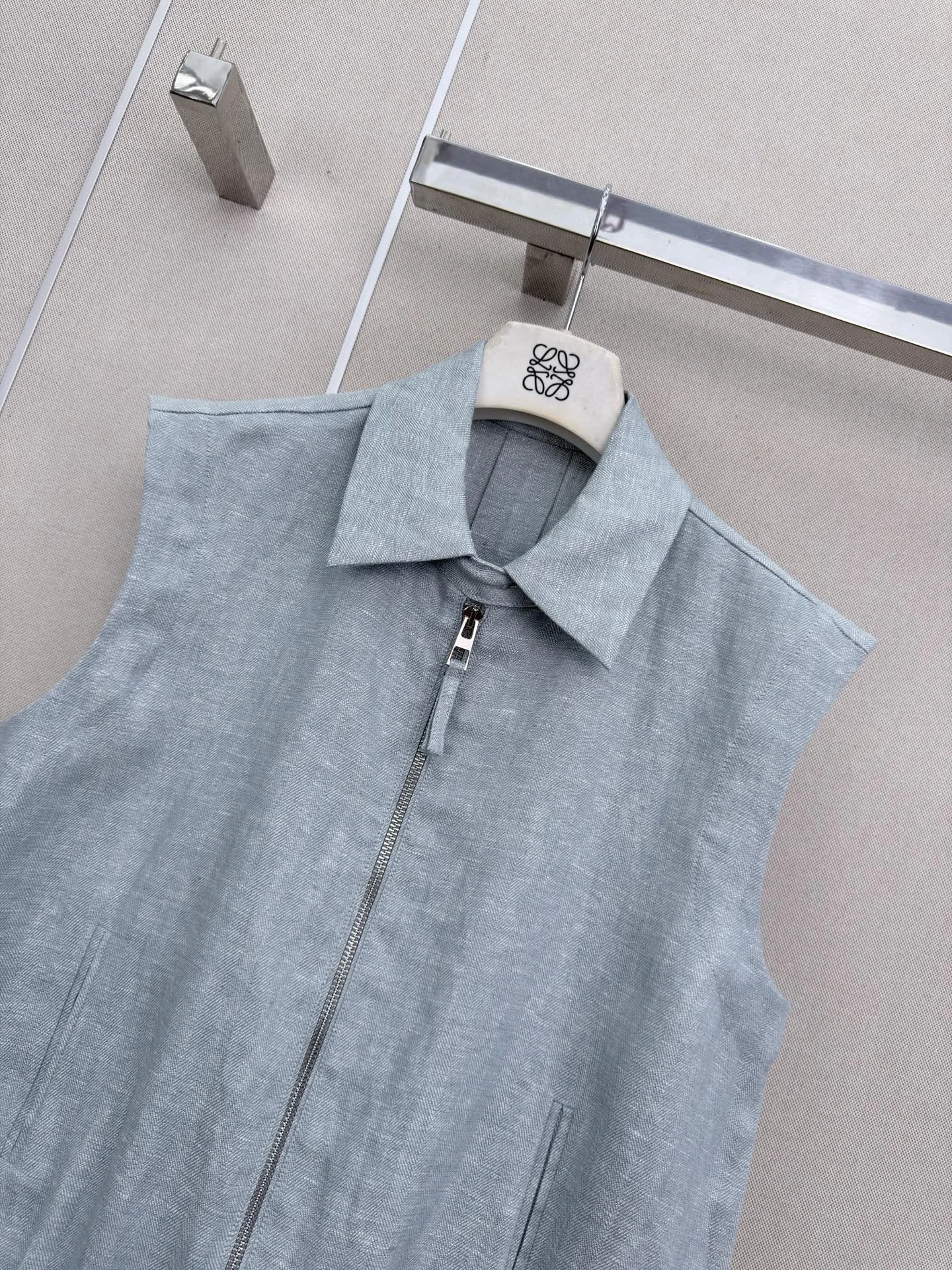 LOEWE Vests Grey S-L D25202609062693 - Image 3