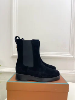 Alternative view of LORO PIANA Booties Calf Leather Black EU35-39 C80202609110215