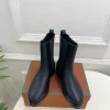 LORO PIANA Boots Calf Leather Black EU35-39 C80202609110212