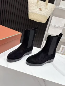 Alternative view of LORO PIANA Boots Calf Leather Black EU35-41 C90202609110668
