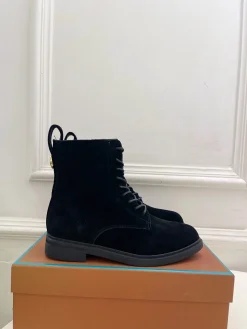 Alternative view of LORO PIANA Boots Calf Leather Black-Gold EU35-39 C60202609110211