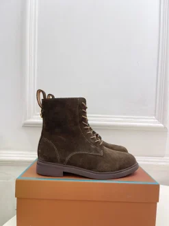 Alternative view of LORO PIANA Boots Calfskin Leather Brown EU35-39 C60202609110210