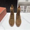 LORO PIANA Boots Calfskin Leather Brown EU35-41 C80202609110664