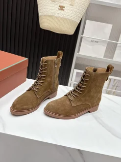 Alternative view of LORO PIANA Boots Calfskin Leather Brown EU35-41 C80202609110664