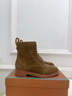 Alternative view of LORO PIANA Boots Calfskin Suede Brown EU35-39 C60202609110209