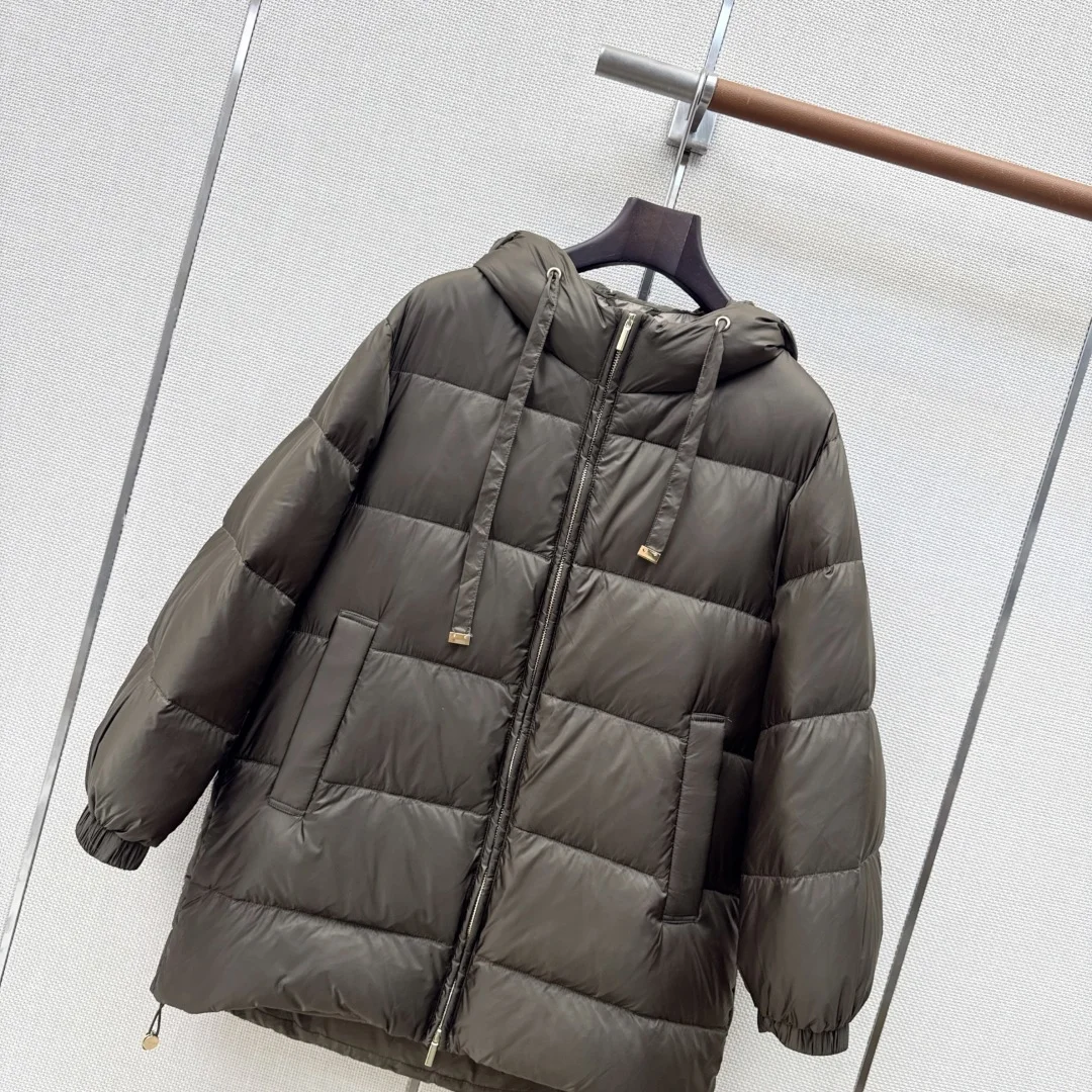 LORO PIANA Coats Goose Down Nylon Brown 38-44 E95202609060537 - Image 2