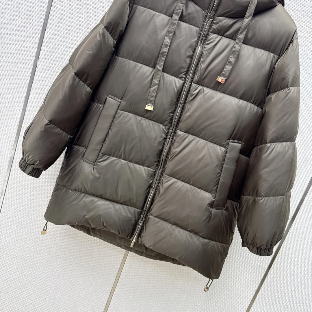 LORO PIANA Coats Goose Down Nylon Brown 38-44 E95202609060537 - Image 4