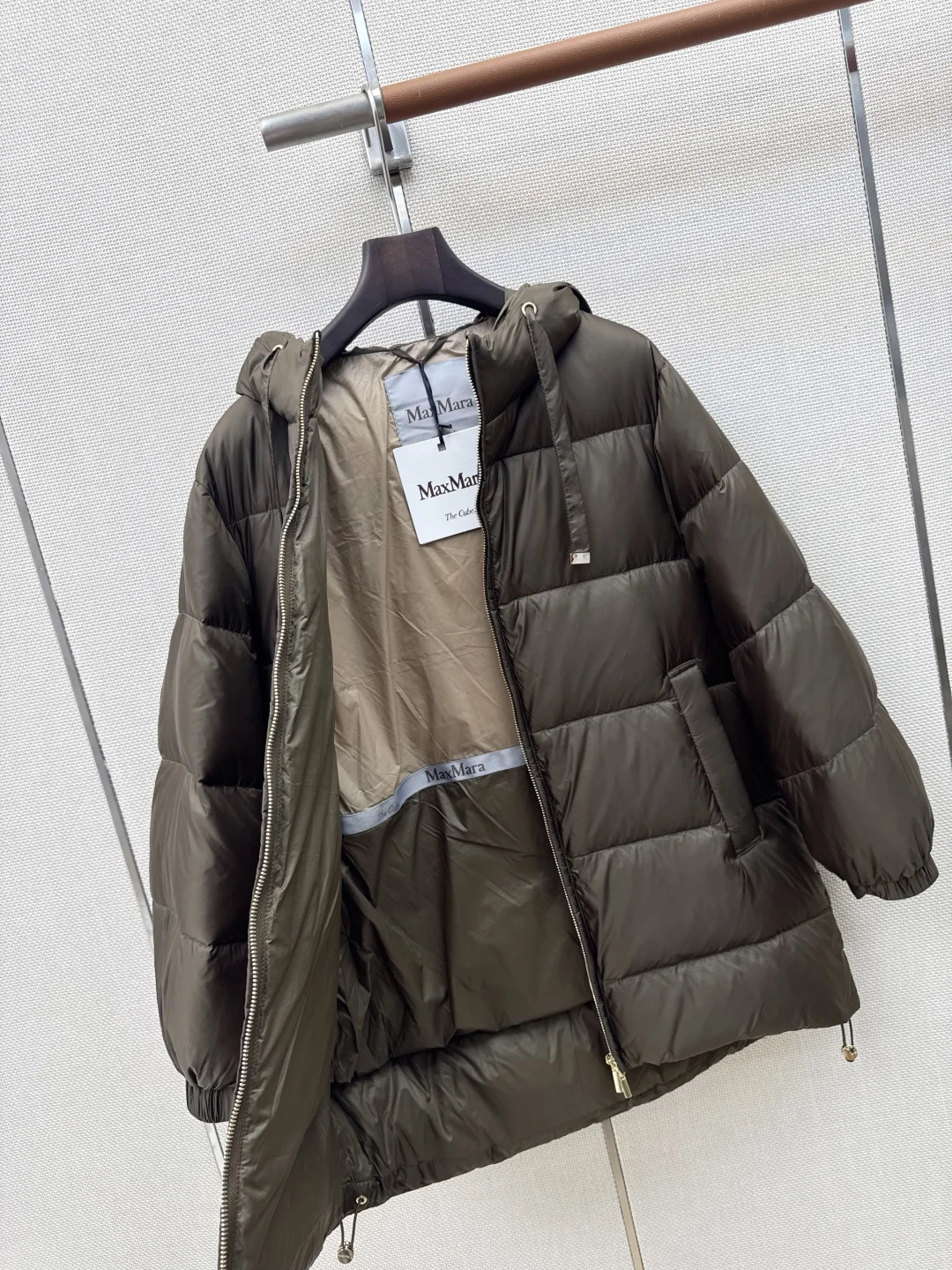 LORO PIANA Coats Goose Down Nylon Brown 38-44 E95202609060537 - Image 7