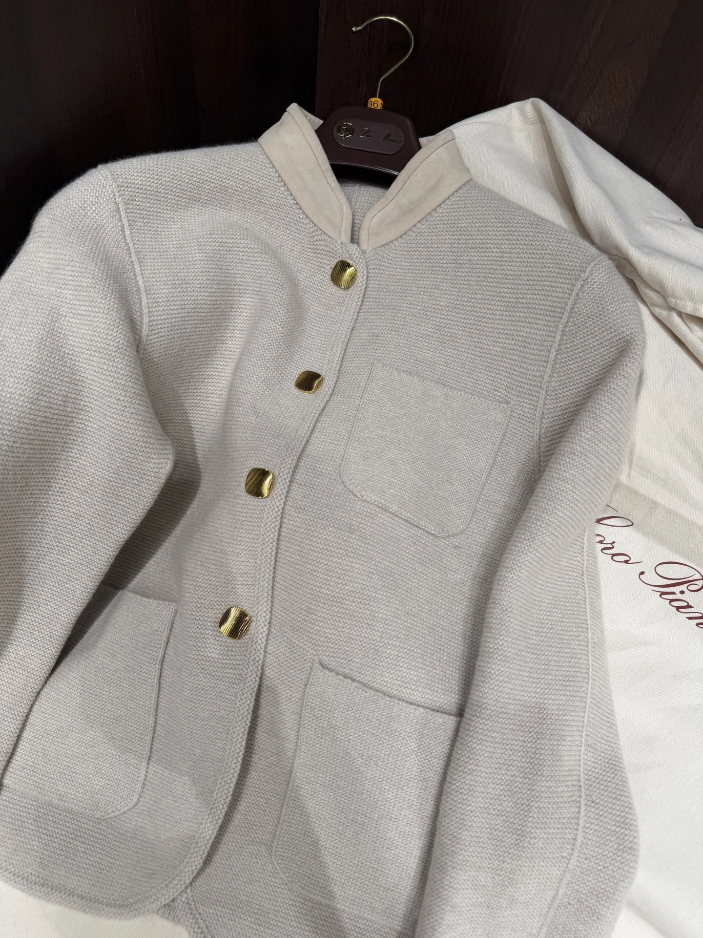 LORO PIANA Jackets Beige-Gold S-L G90202609063076 - Image 2