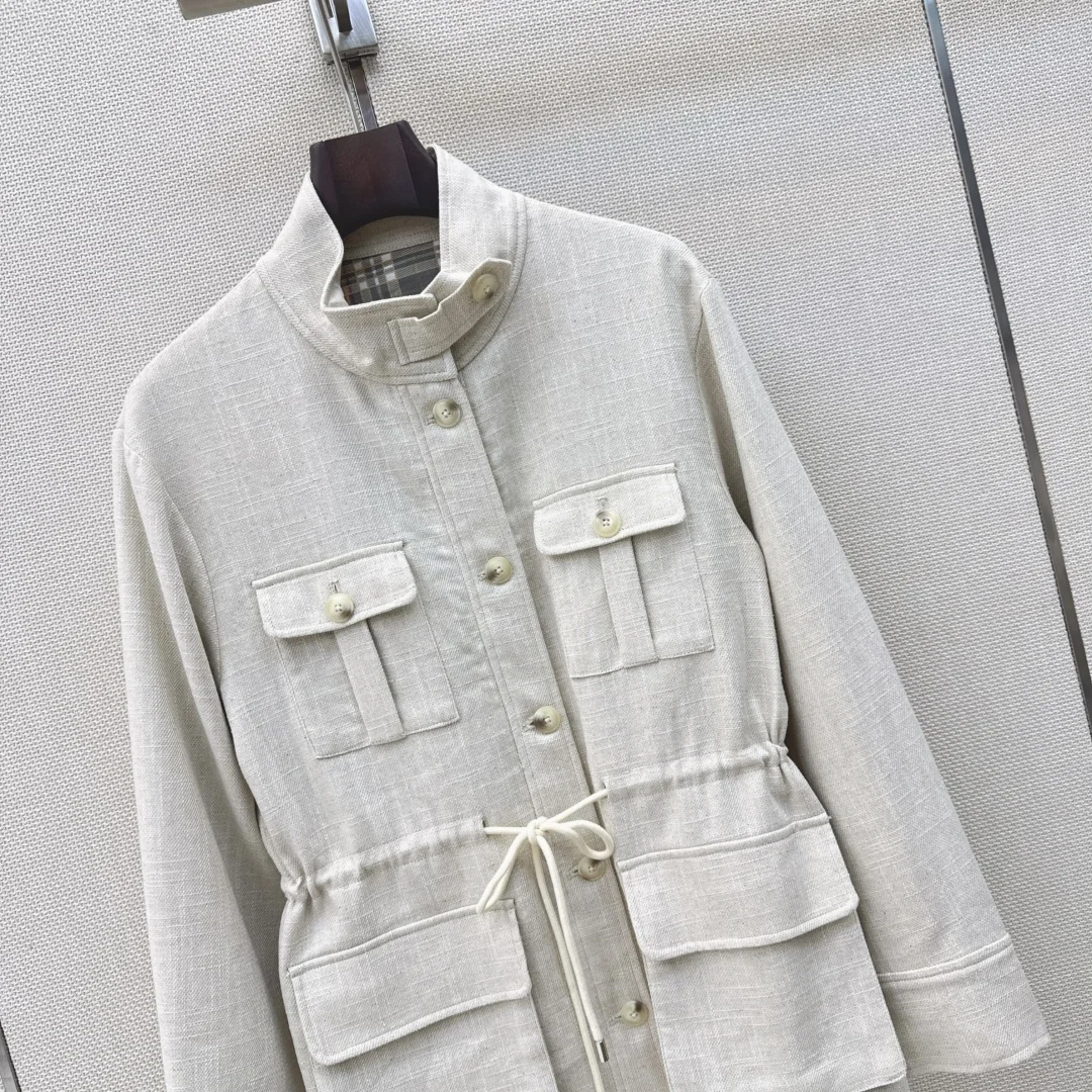 LORO PIANA Jackets Beige S-L C45202609060552 - Image 4