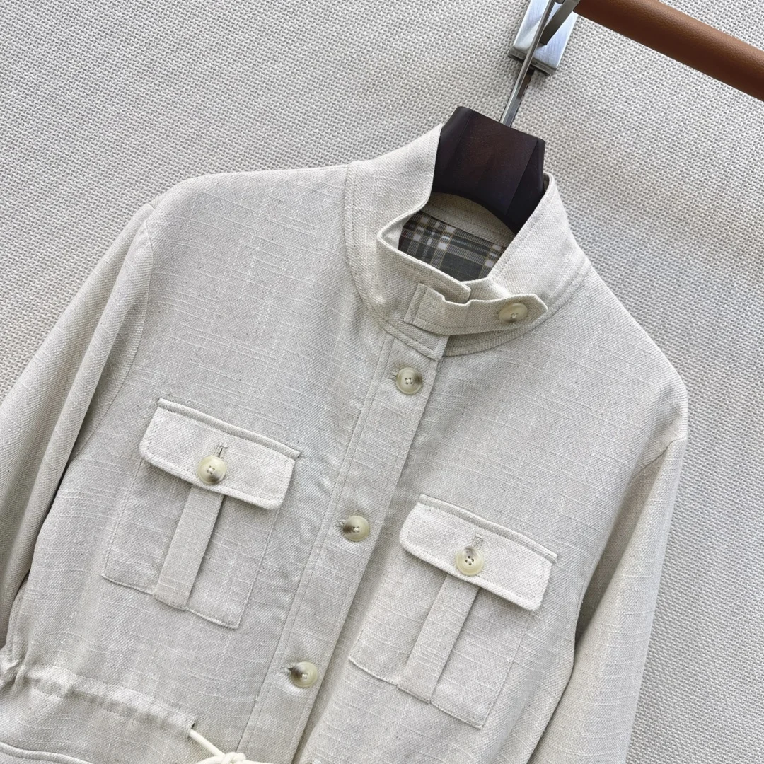 LORO PIANA Jackets Beige S-L C45202609060552 - Image 5