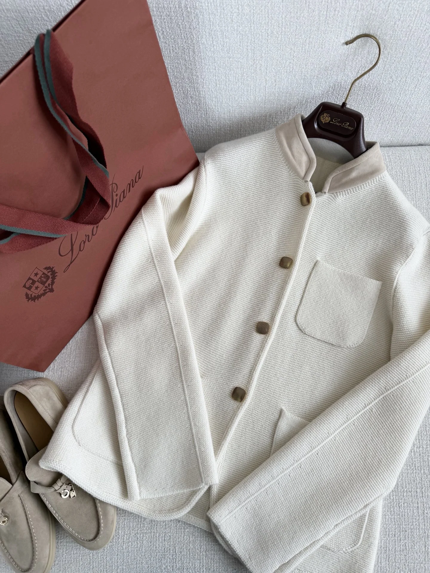 LORO PIANA Jackets Cream-Beige S-L G85202609060292