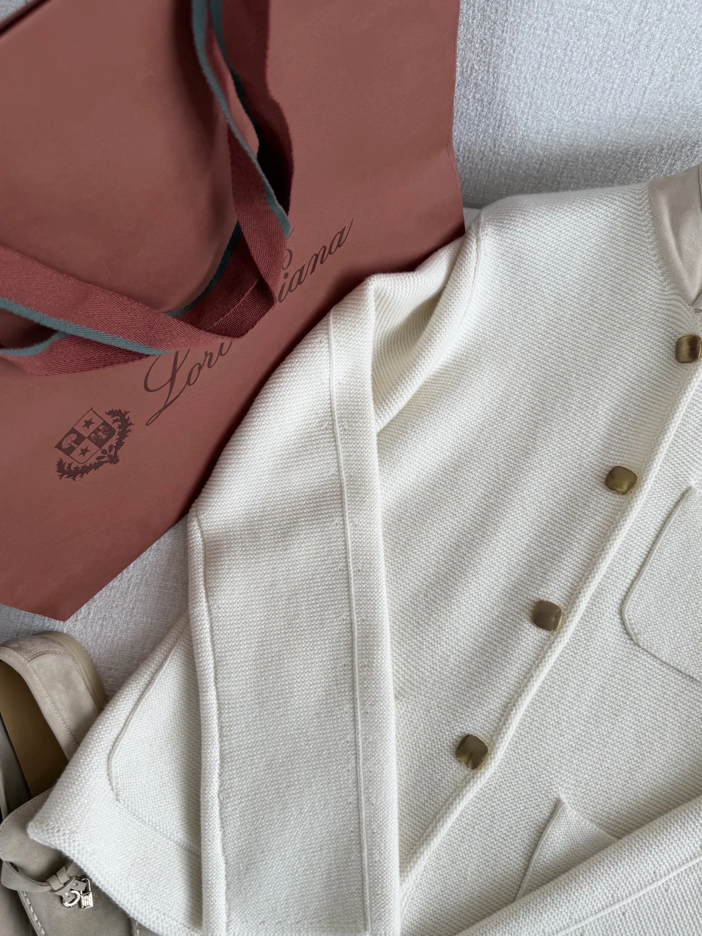 LORO PIANA Jackets Cream-Beige S-L G85202609060292 - Image 3