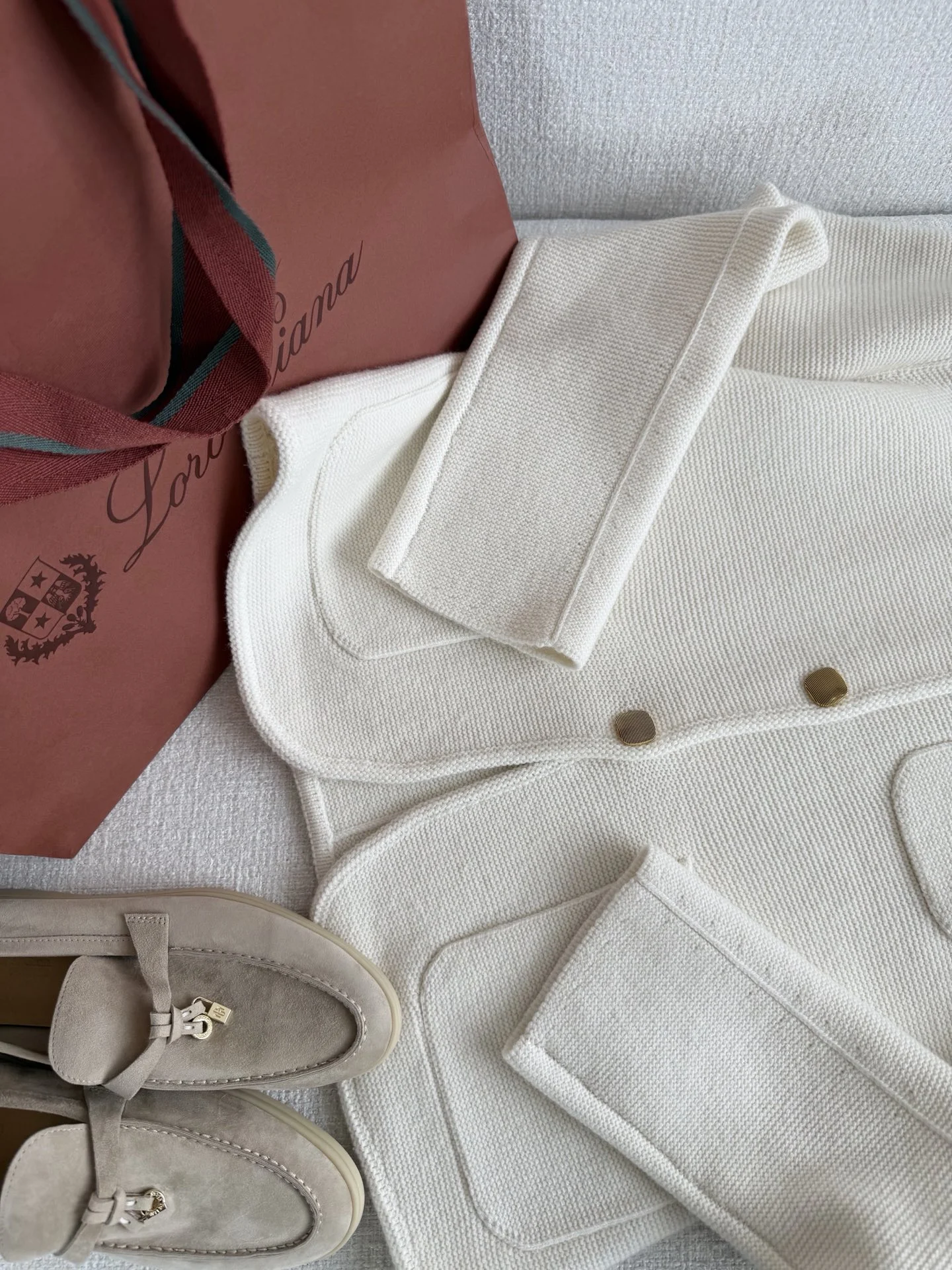LORO PIANA Jackets Cream-Beige S-L G85202609060292 - Image 6