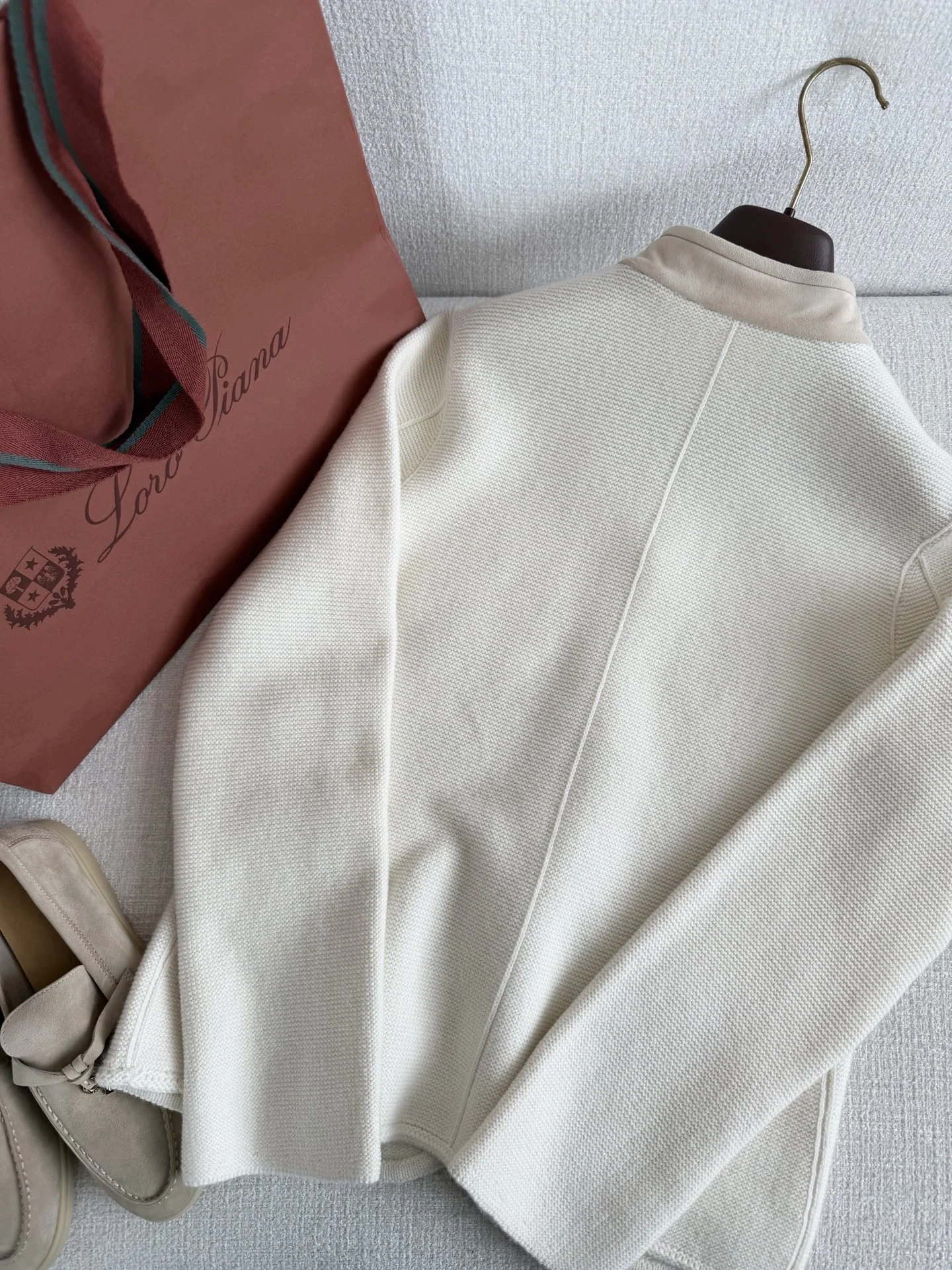 LORO PIANA Jackets Cream-Beige S-L G85202609060292 - Image 8