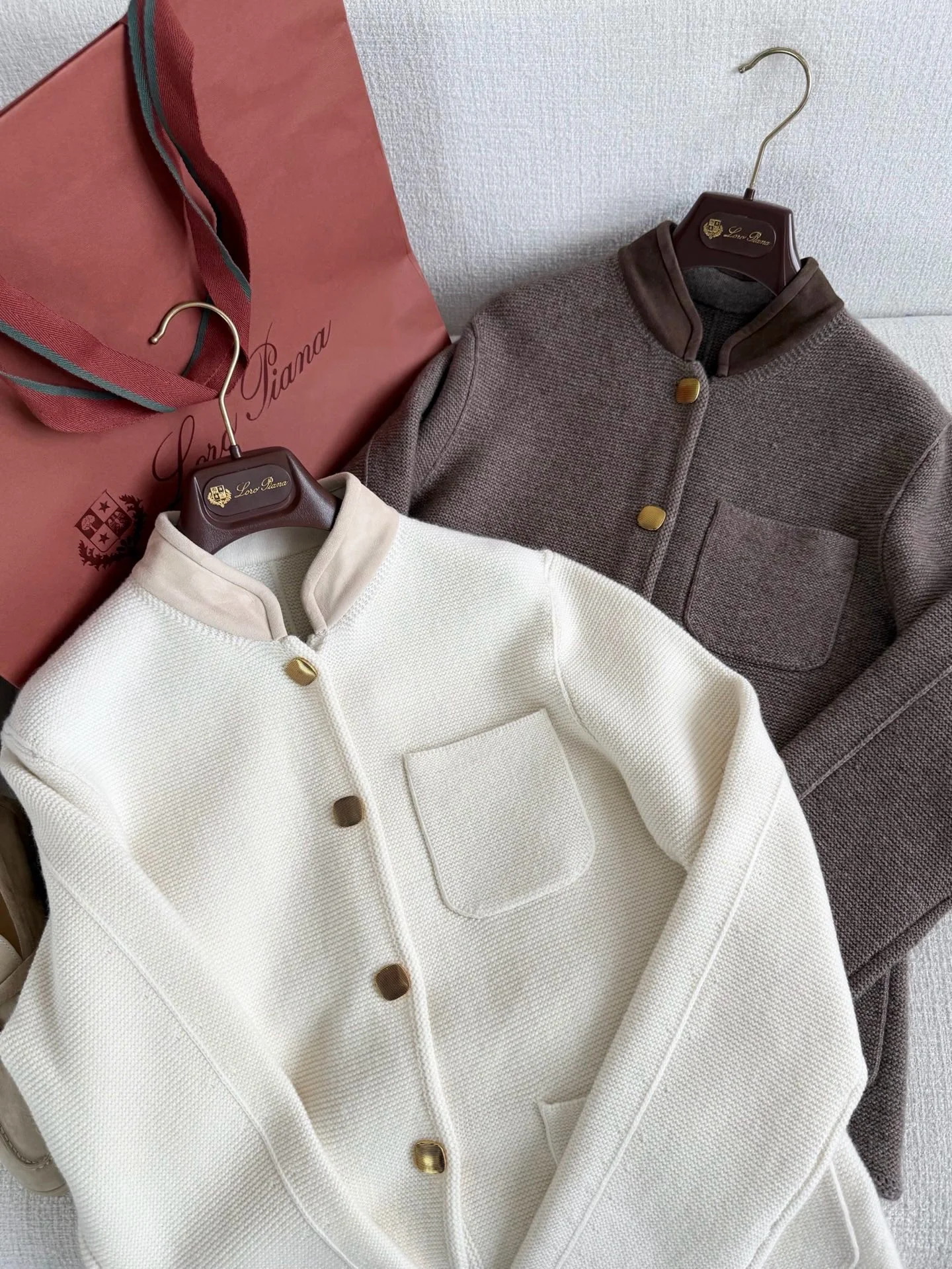 LORO PIANA Jackets Cream-Beige S-L G85202609060292 - Image 9